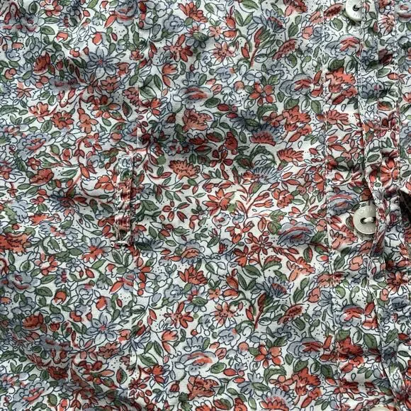 Tommy Hilfiger Women's Floral Shirt Dress Roll Tab Sleeve Boho Cottagecore S - Picture 8 of 14